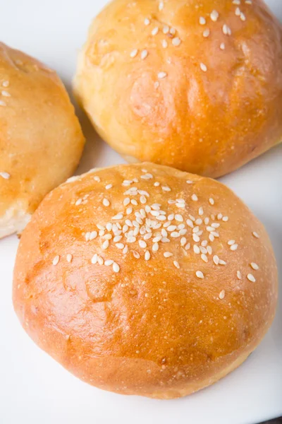 Taze pişmiş ekmek topuz — Stok fotoğraf