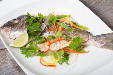 Dorado balığı pişirdim