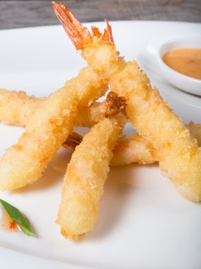Kızarmış tempura karides