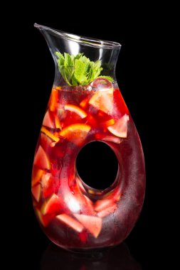 Soğuk sangria içmek