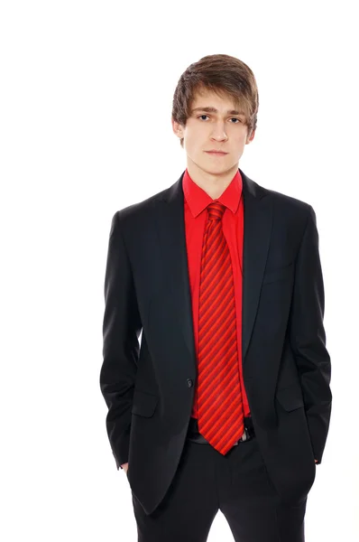 Young businessman in suit — Stock Photo, Image