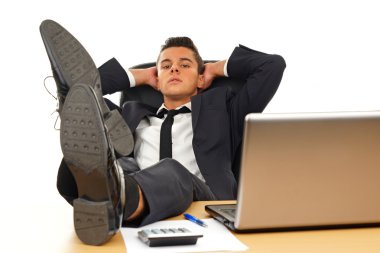 İşadamı, eser rahatlatıcı