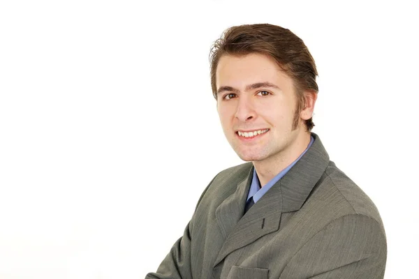 Handsome businessman in suit — Stock Photo, Image