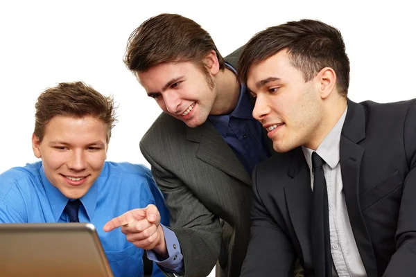 Young business people discussing — Stock Photo, Image