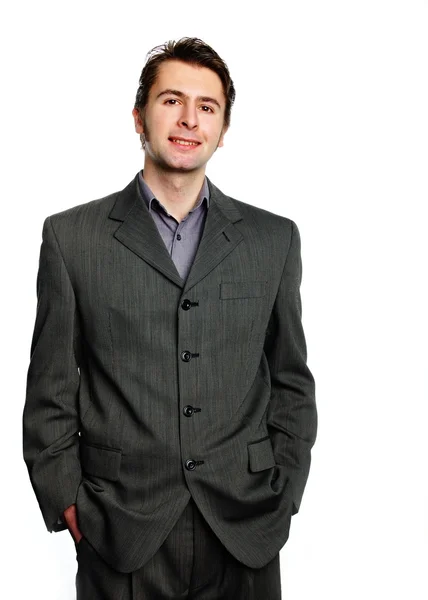 Young businessman in suit — Stock Photo, Image