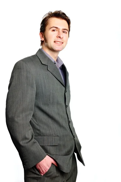 Young businessman in suit — Stock Photo, Image