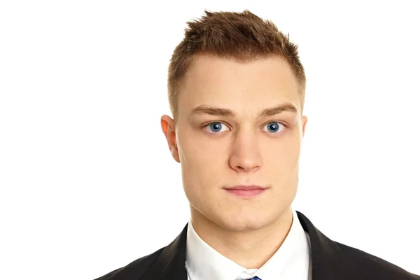 Takım elbiseli genç işadamı