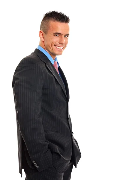 Young businessman in suit — Stock Photo, Image