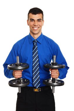 adam egzersizleri dumbbells ile