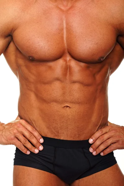 Cuerpo del hombre musculoso — Foto de Stock