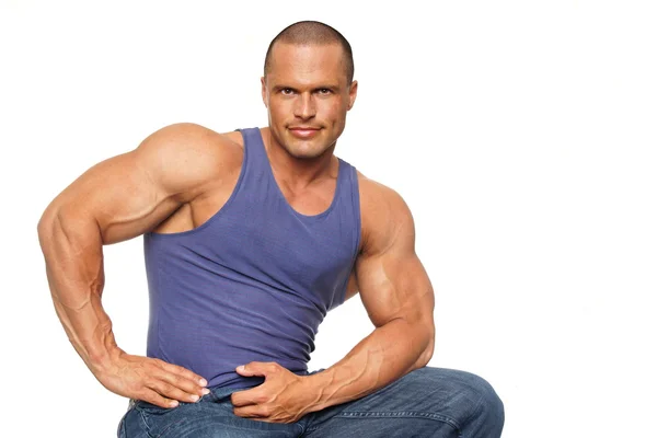 Handsome muscular man — Stock Photo, Image