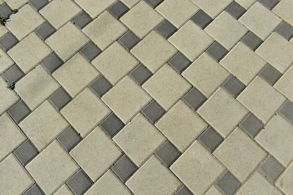 Top View Pavement Laid Tiles — Stock Photo, Image