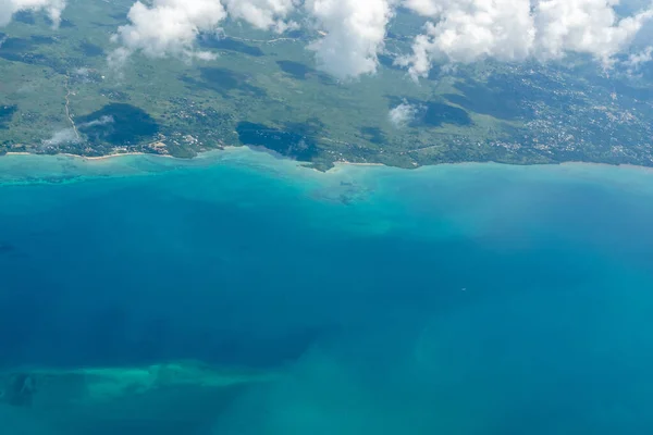 Vista Aerea Zanzibar Zanzibar Isola Tanzaniana Nell Oceano Indiano Sfondo — Foto Stock