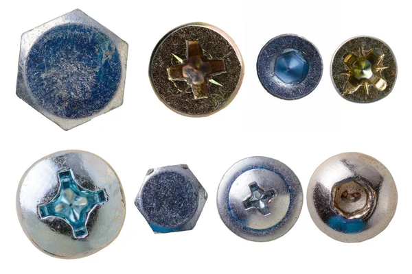 vida başları, fındık, perçin ve diğer metal Ayrıntılar.