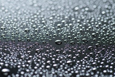 siyah ve beyaz su itici yüzey damla