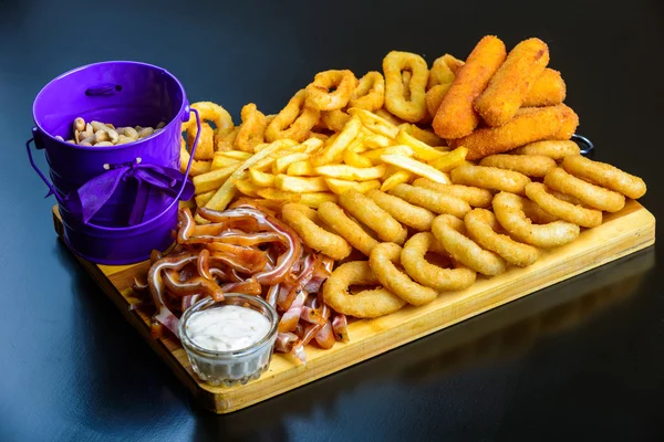 bira için kızarmış snack