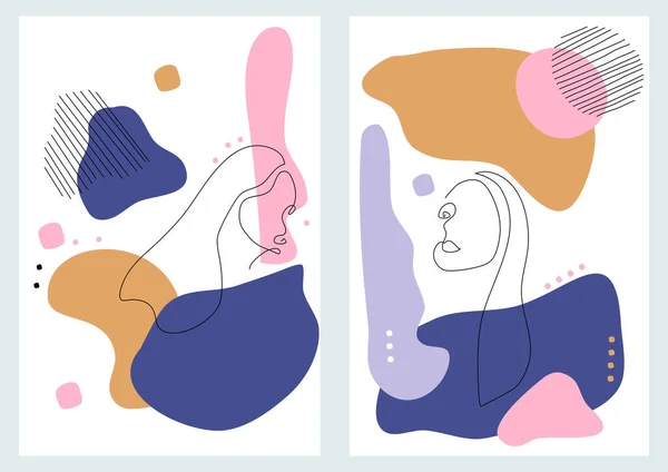 Fond Abstrait Main Levée Avec Des Formes Doodle Des Traits — Image vectorielle