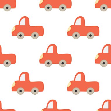 Çocuklar için çizgi filmlerde kusursuz bir model çocuklar. Vektör illüstrasyonu.