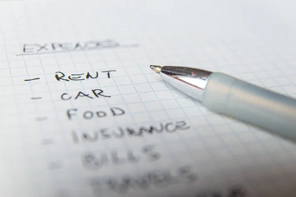 Sıradan hayat harcamaları, faturalar, para