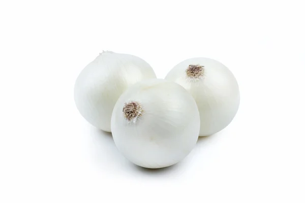 Tres cebollas blancas —  Fotos de Stock