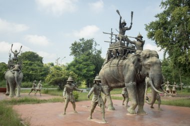 Fil yerli Köyü tapınakta Tarih Parkı