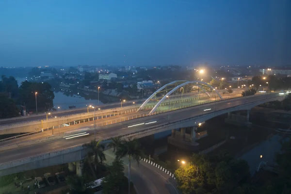 Azië Thailand Ayuthaya Chao Phraya rivier — Stockfoto