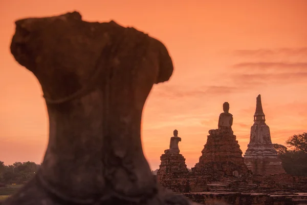 ASIA THAILAND AYUTHAYA WAT CHAI WATTHANARAM — Stock fotografie