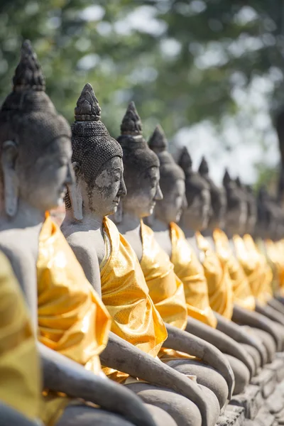 Asia Tajlandia Ayuthaya Wat Yai Chai Mongkhon — Zdjęcie stockowe