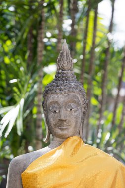 Wat yai chai Buda heykeli