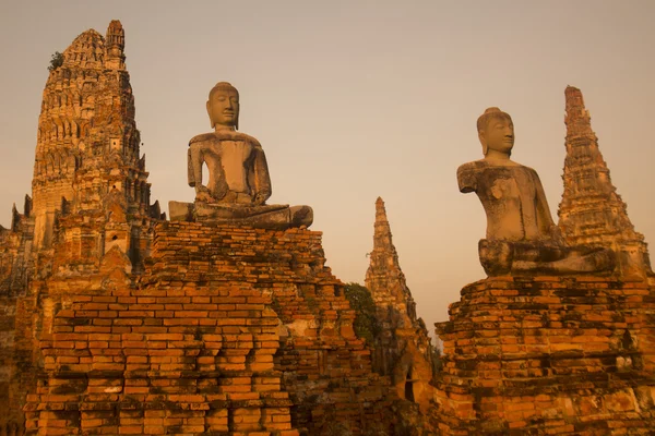 ASIA THAILAND AYUTHAYA WAT CHAI WATTHANARAM — Stock fotografie