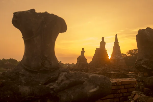 ASIA THAILAND AYUTHAYA WAT CHAI WATTHANARAM — Stock fotografie