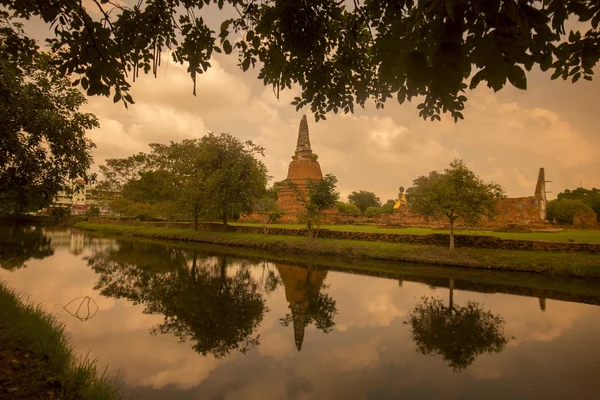 Historische park in de stad Ayutthaya — Stockfoto