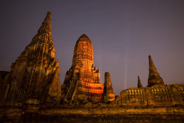 Asien thailand ayuthaya wat chai watthanaram — Stockfoto