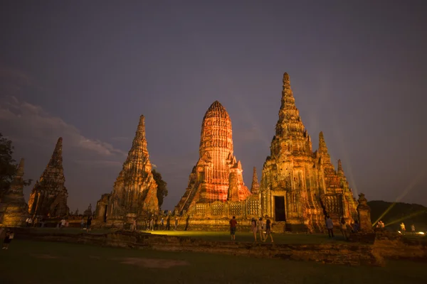 ÁSIA TAILÂNDIA AYUTHAYA WAT CHAI WATTHANARAM — Fotografia de Stock