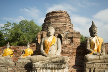 Asya Tayland Ayuthaya Wat Yai Chai Mongkhon