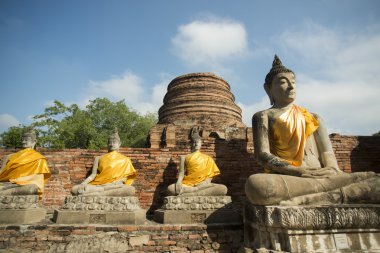 Asya Tayland Ayuthaya Wat Yai Chai Mongkhon