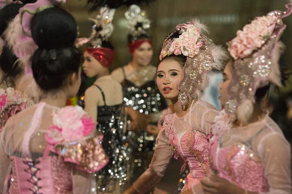 Dança tradicional tailandesa meninas — Fotografia de Stock