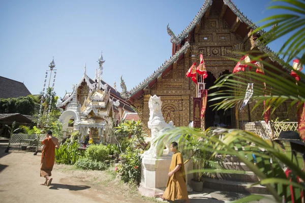 Azië Thailand Chiang Mai Wat Mahawan tempel — Stockfoto