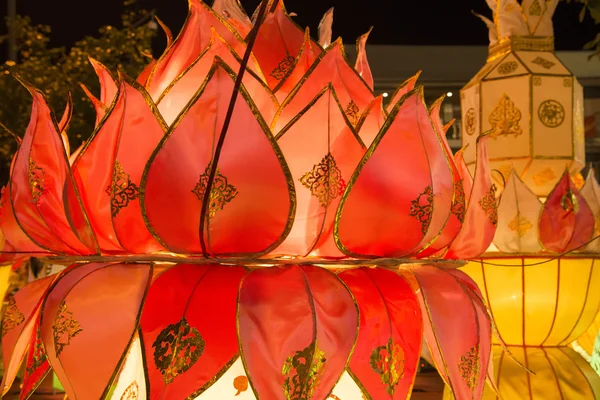 Laternen beim Krathong-Fest — Stockfoto