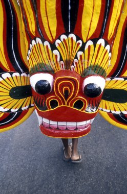 Dalawella town'da geleneksel bir Festival