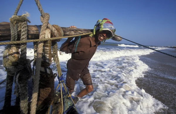 Σρι Λάνκα Νεγκόμπο ψαράς — Φωτογραφία Αρχείου