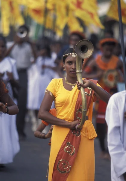 A traditional Festival in the town of Dalawella — Stock Photo, Image