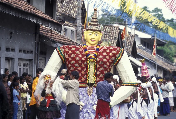 En traditionell Festival i staden Dalawella — Stockfoto