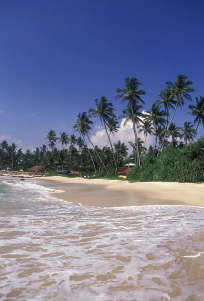 Uma praia na costa de Hikaduwa — Fotografia de Stock