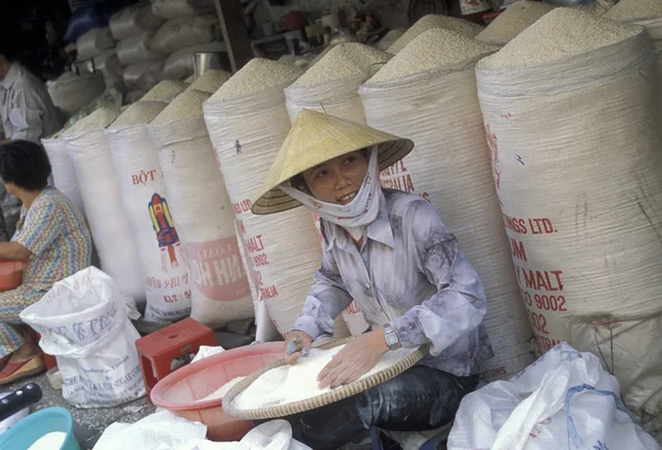 도시 시장에서 쌀 — 스톡 사진