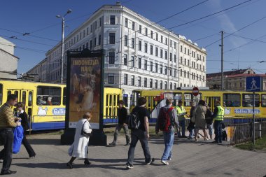 Riga eski şehir şehir treni