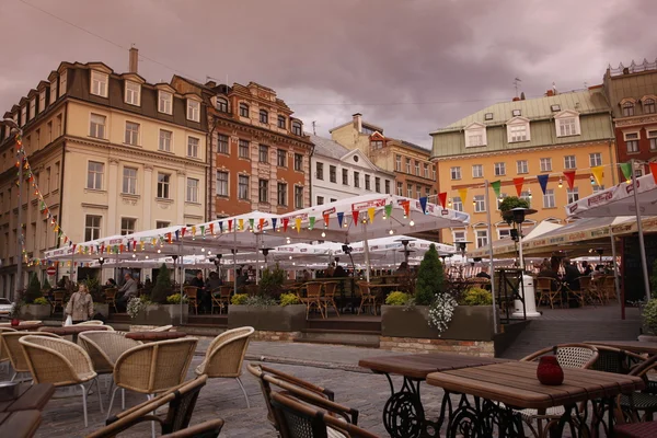 Straße in der Altstadt von Riga — Stockfoto