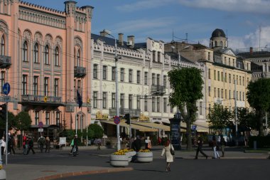 ulicy Starego Miasta w Rydze