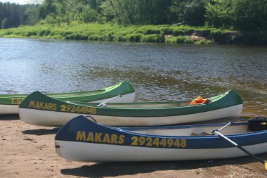 Gauja Nehri'nde Kano