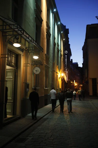 Street in the old town of Riga — Stock Photo, Image